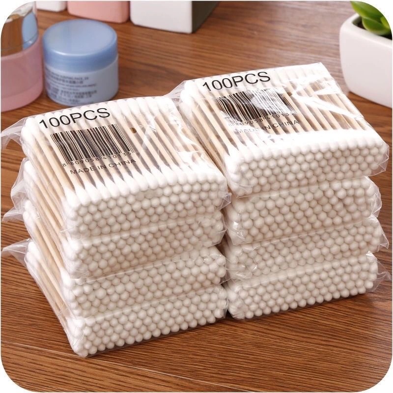 Wood Filler Stick - 500 pçs cabeça dupla cotonete de