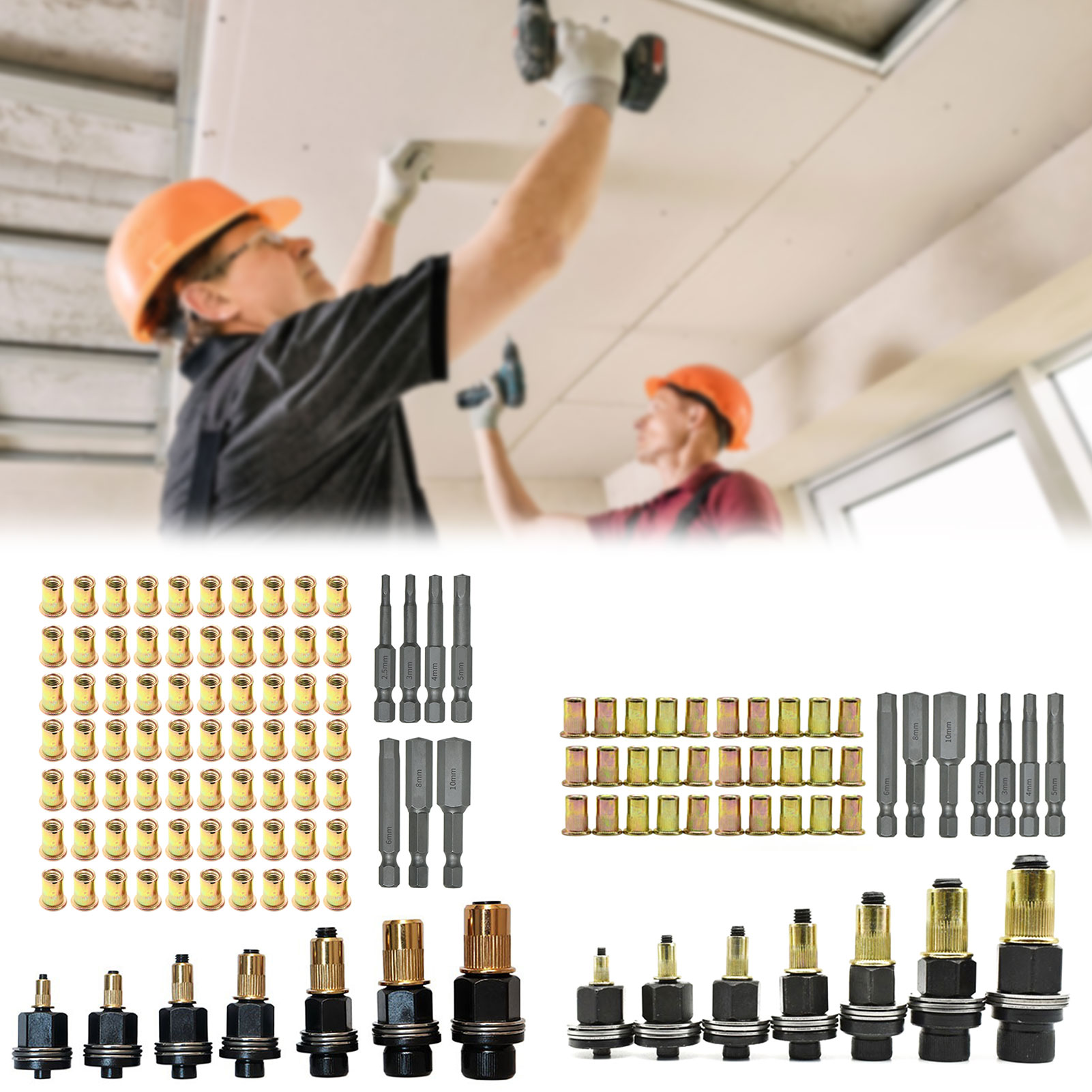 Kit de porcas prensadas, 7 ali - Home Improvement Show avaliação e preço