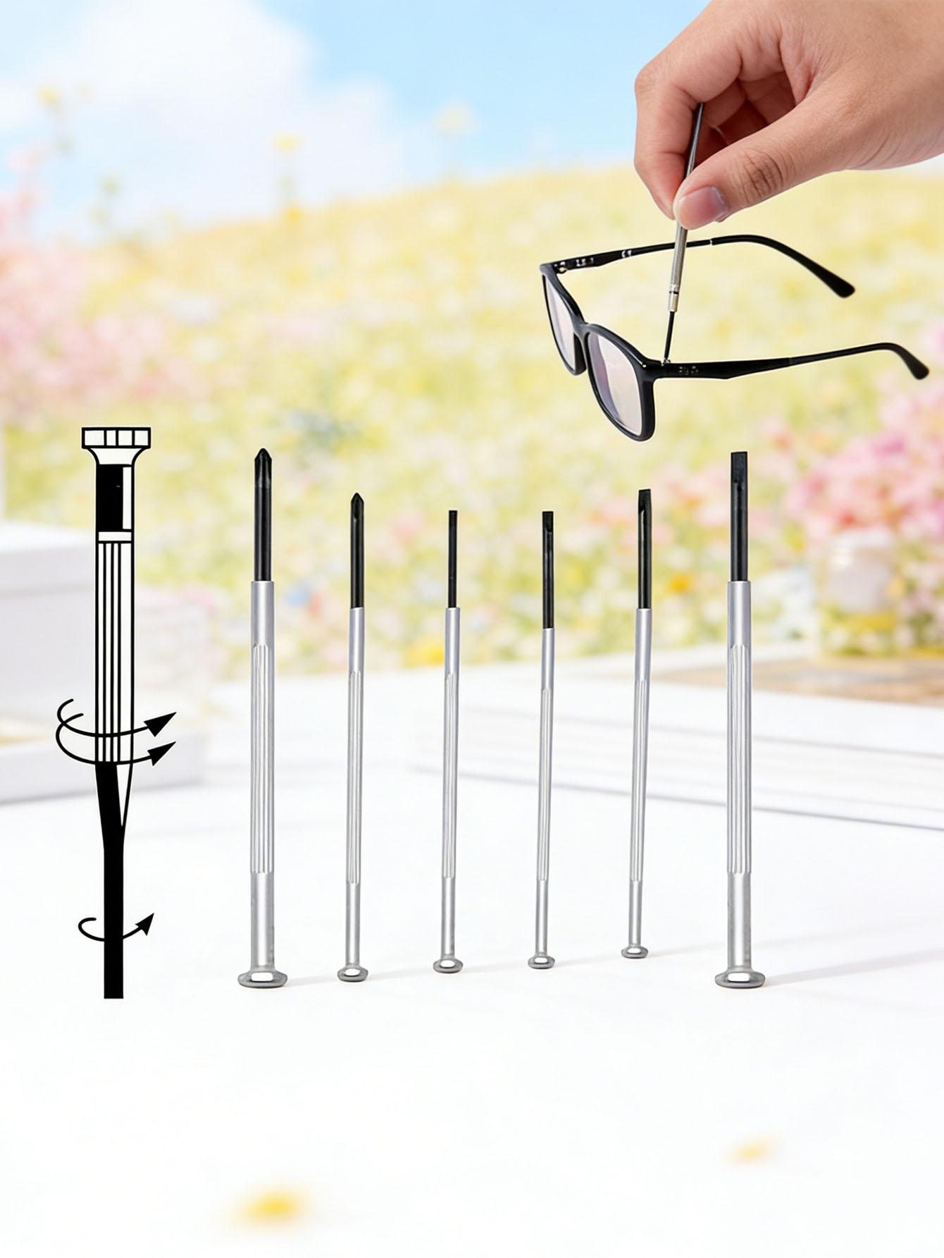 Conjunto de 6 Chaves de Fenda, - Screwdriver Set Precision avaliação e preço